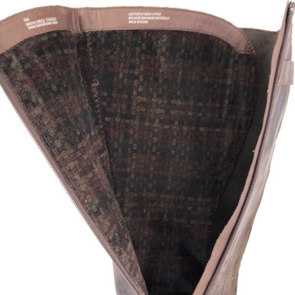 Born Carran Brown Leather Tall Riding Boots 9M - Picture 10 of 14